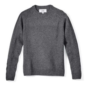 Speckled Merino Wool Crewneck Sweater